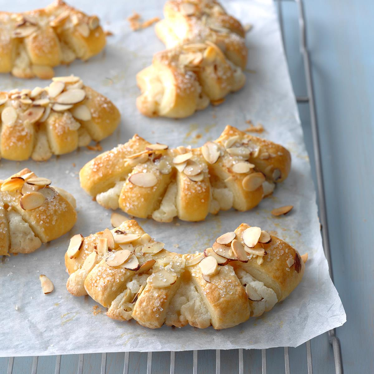 Almond Bear Claws Recipe Taste of Home