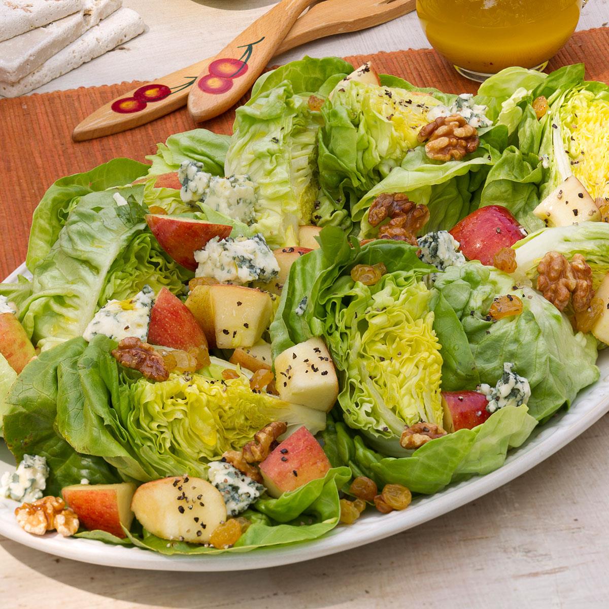 Apple, Blue Cheese & Bibb Salad Recipe Taste of Home