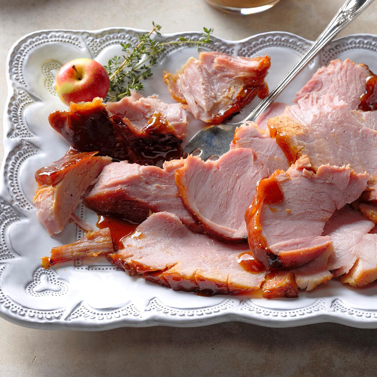 Apple Cider Glazed Ham Recipe Taste Of Home