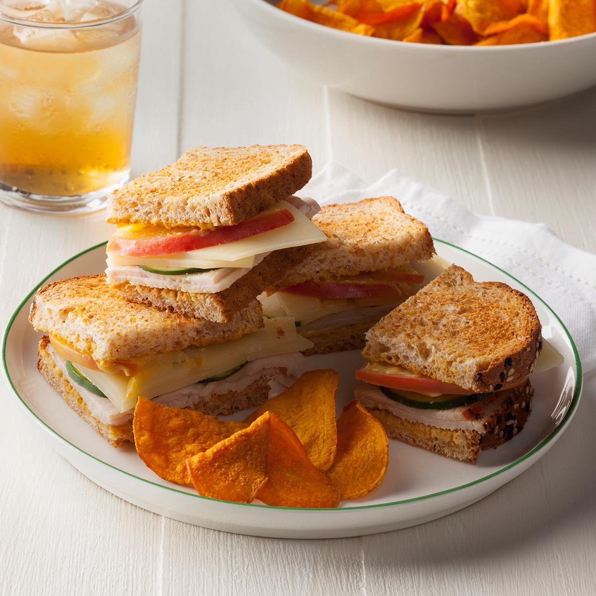 AppleSwiss Turkey Sandwiches Recipe  Taste of Home