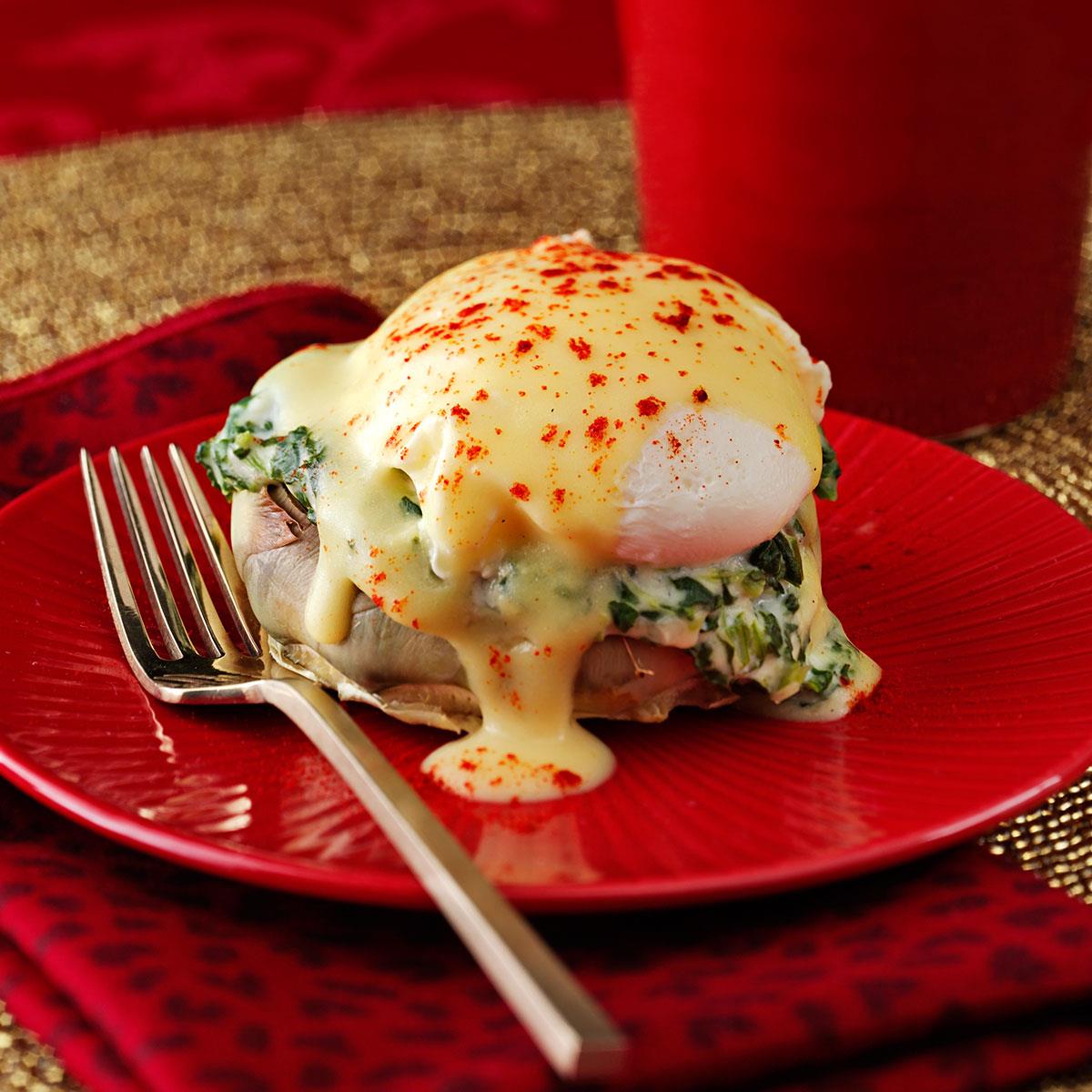 Artichoke & Spinach Eggs Benedict Recipe Taste of Home