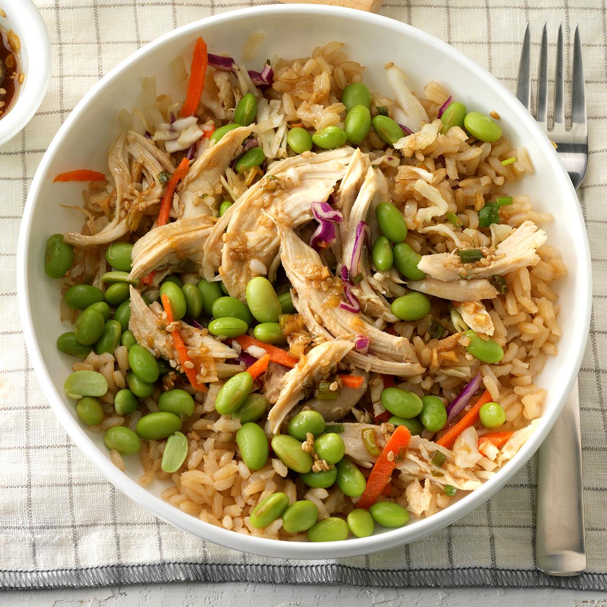 Asian Chicken Rice Bowl Recipe | Taste of Home