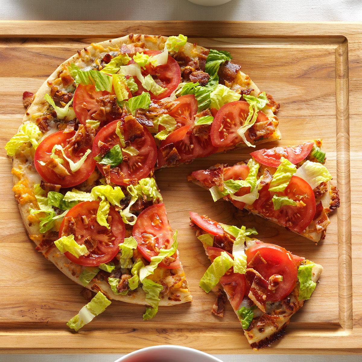 BLT Pizza Recipe | Taste of Home