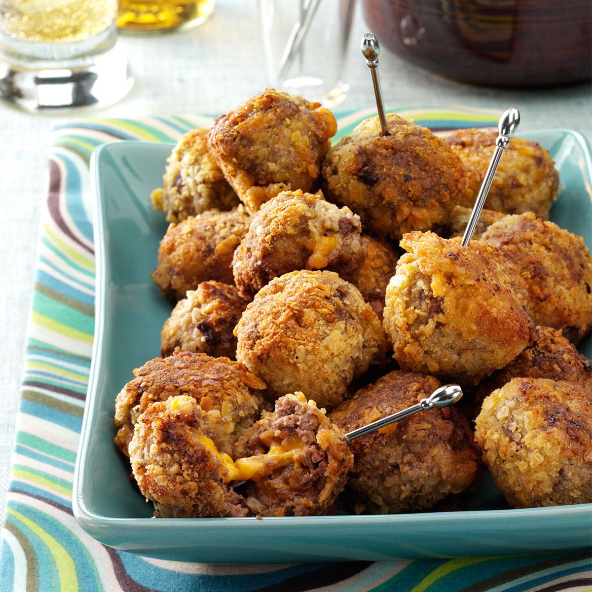 Bacon Cheeseburger Balls Recipe Taste of Home