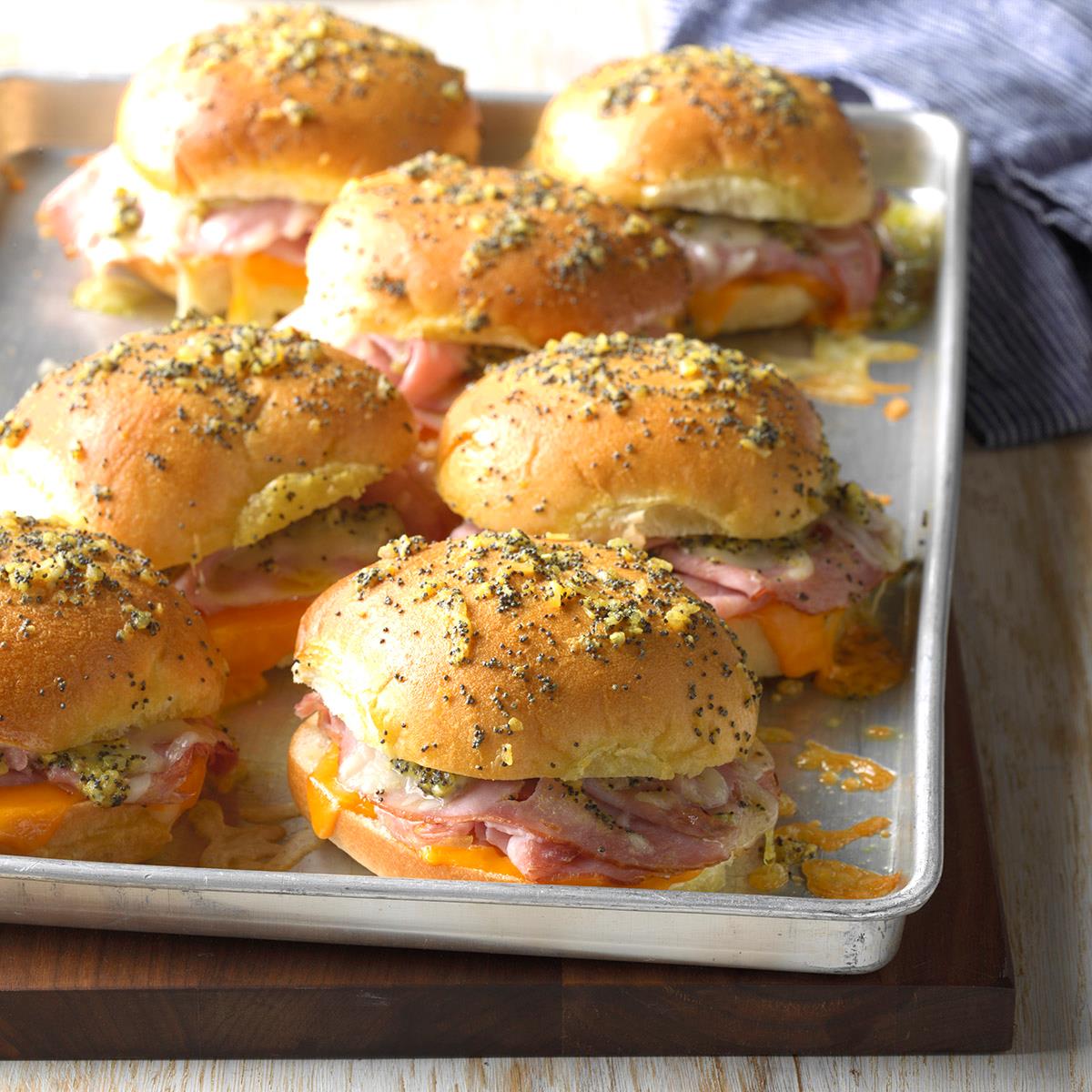 Baked Ham And Colby Sandwiches Recipe Taste Of Home