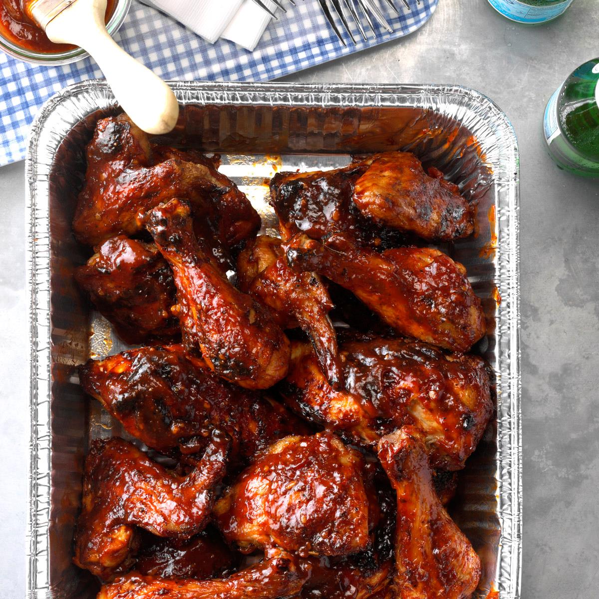 Barbecued Picnic Chicken Recipe Taste of Home