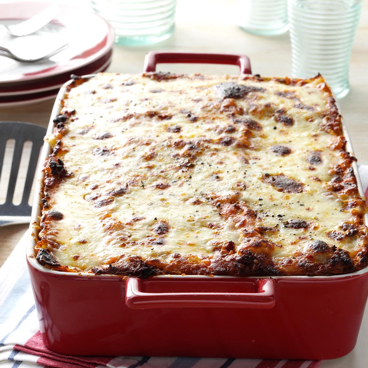 Beef Lasagne Recipe Taste of Home
