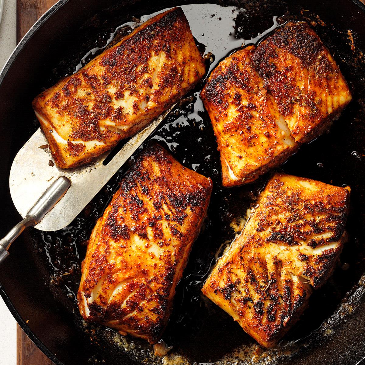 Blackened Halibut Recipe Taste of Home