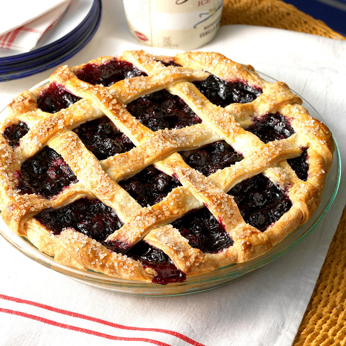 Blueberry Pie Recipe Taste Of Home 
