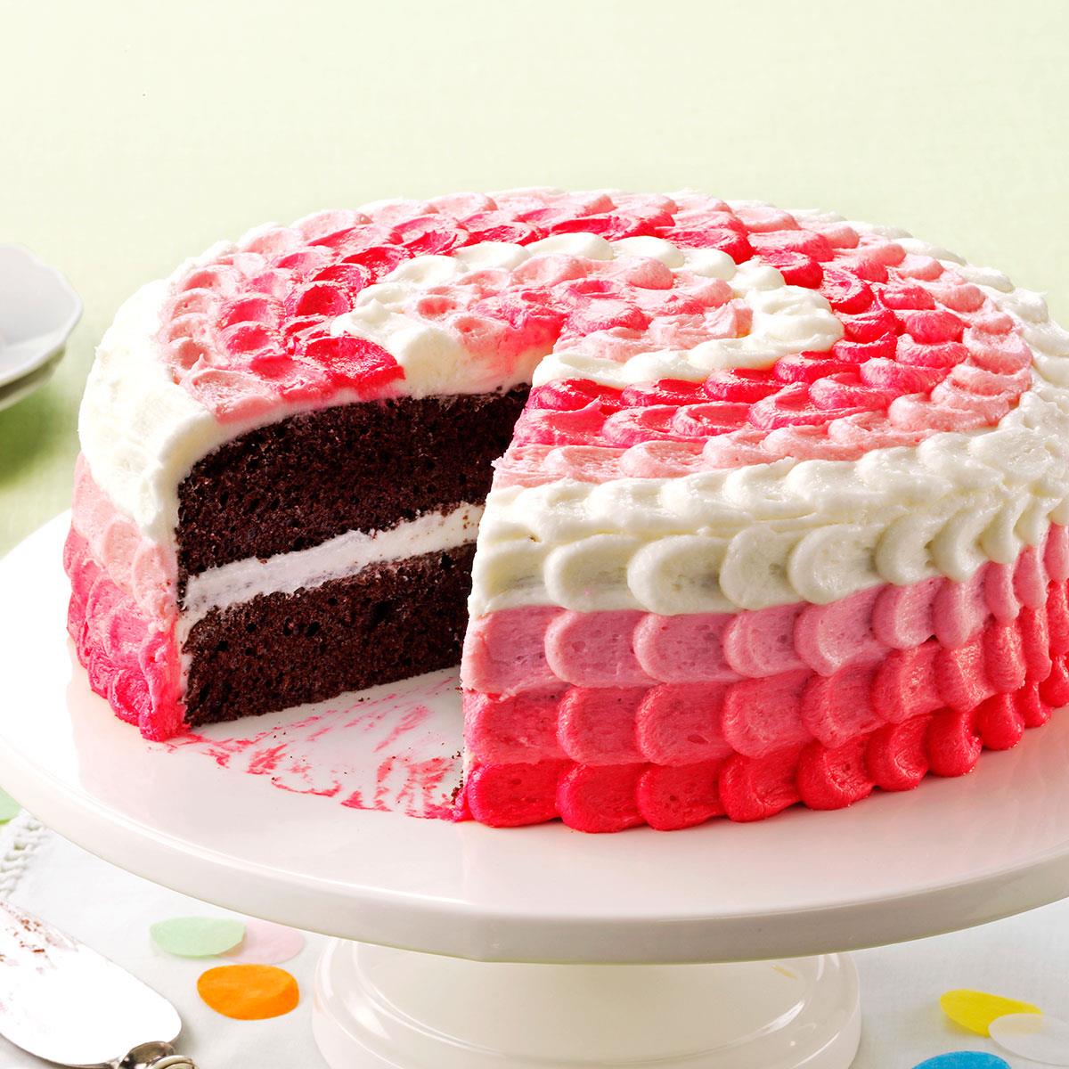 Cake with Buttercream Decorating Frosting Recipe  Taste 