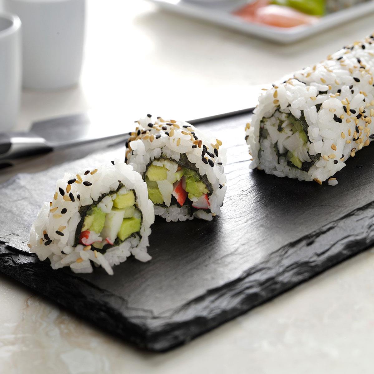 California Sushi Rolls Recipe | Taste of Home