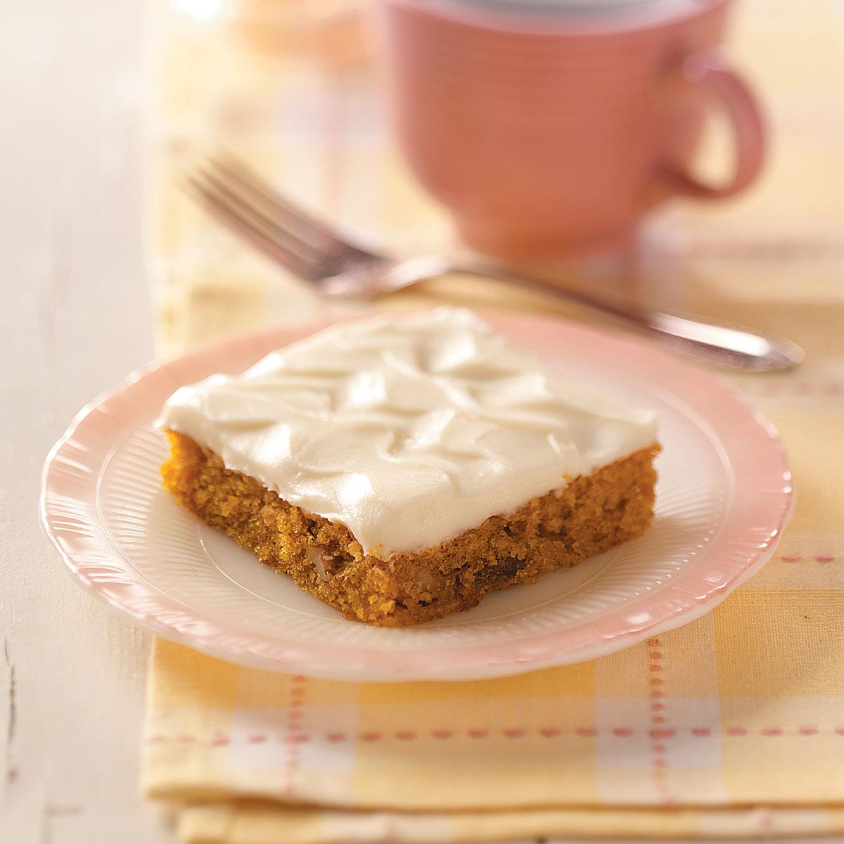 Carrot Cake Bars Recipe Taste of Home