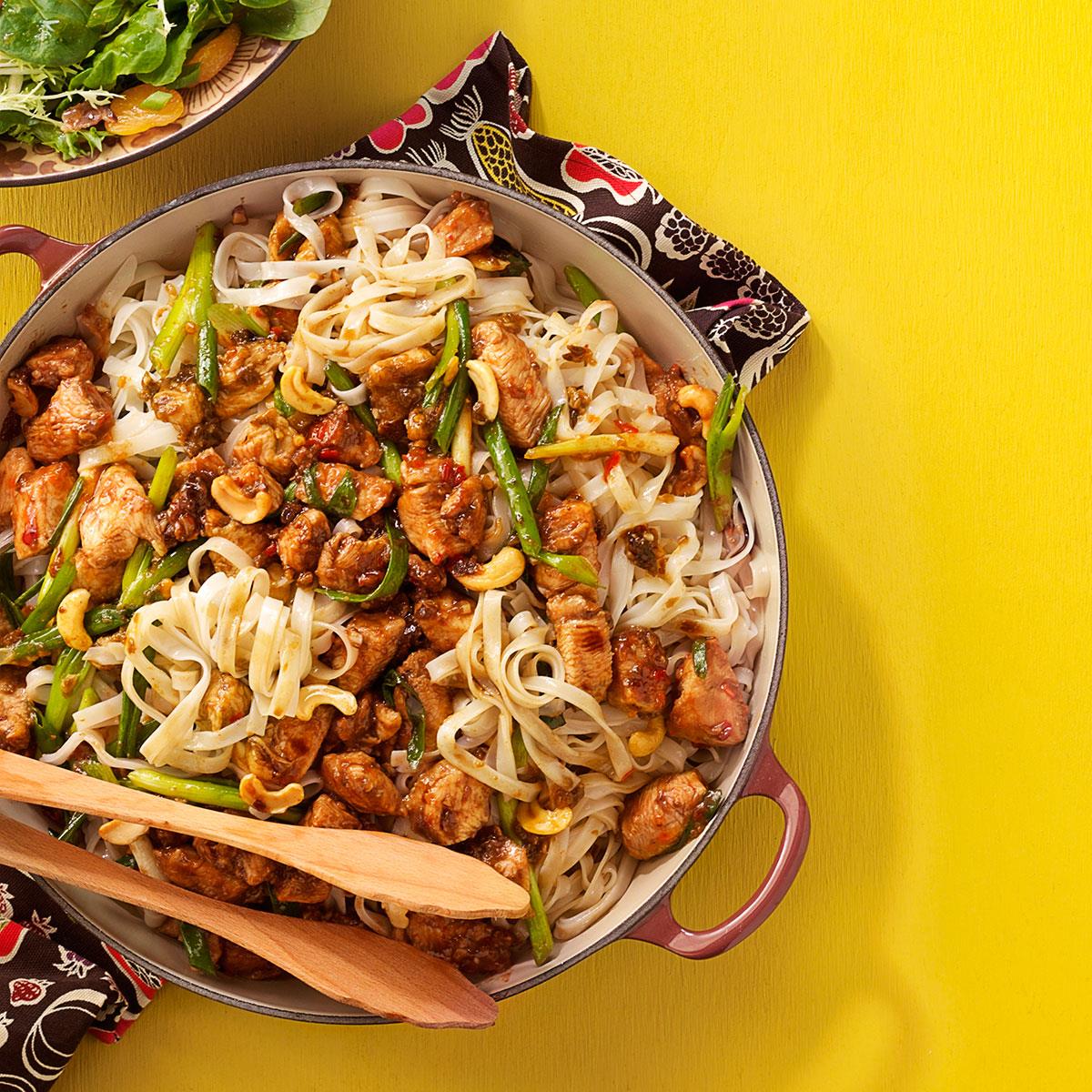 Cashew Chicken with Noodles Recipe | Taste of Home