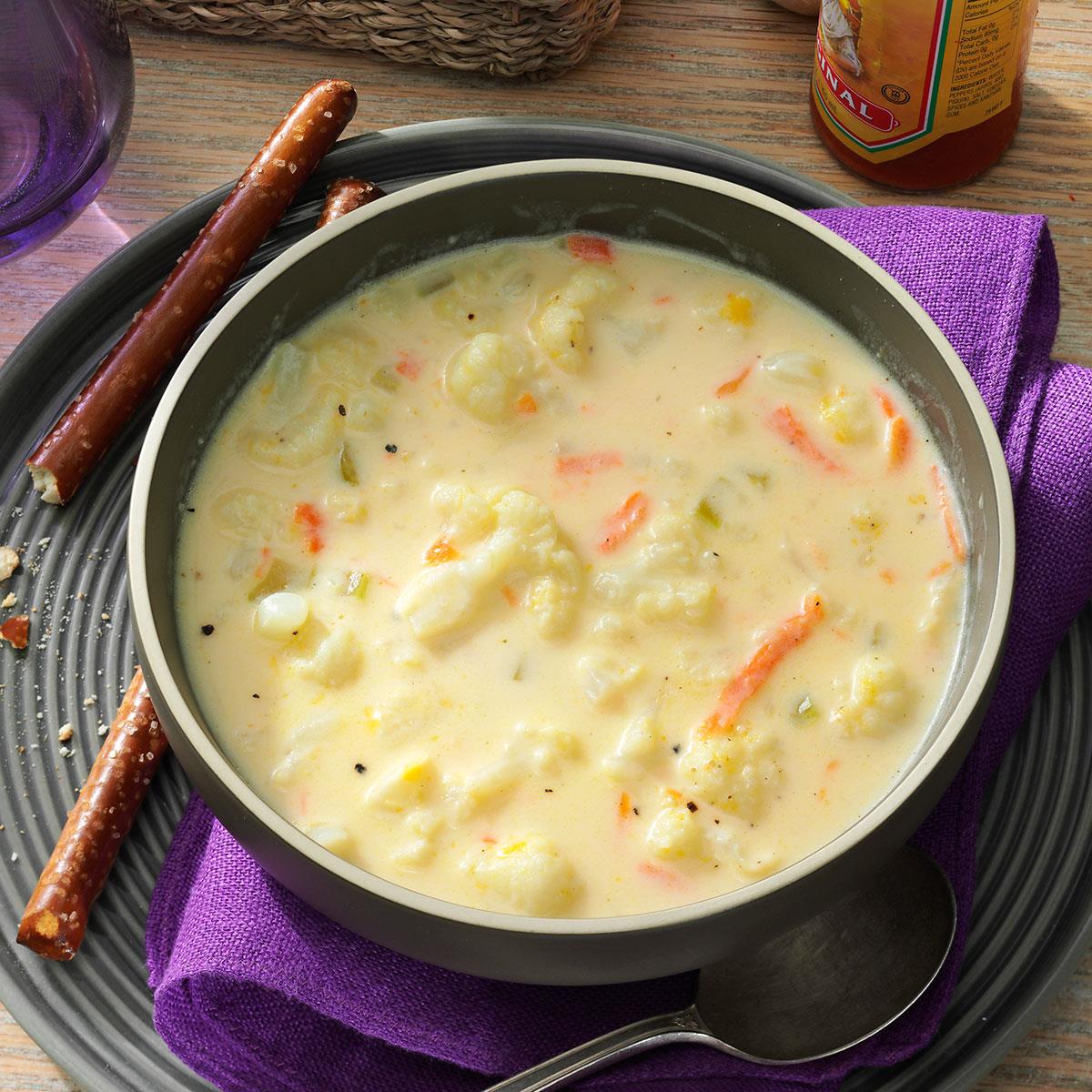 Cauliflower Soup Recipe Taste of Home