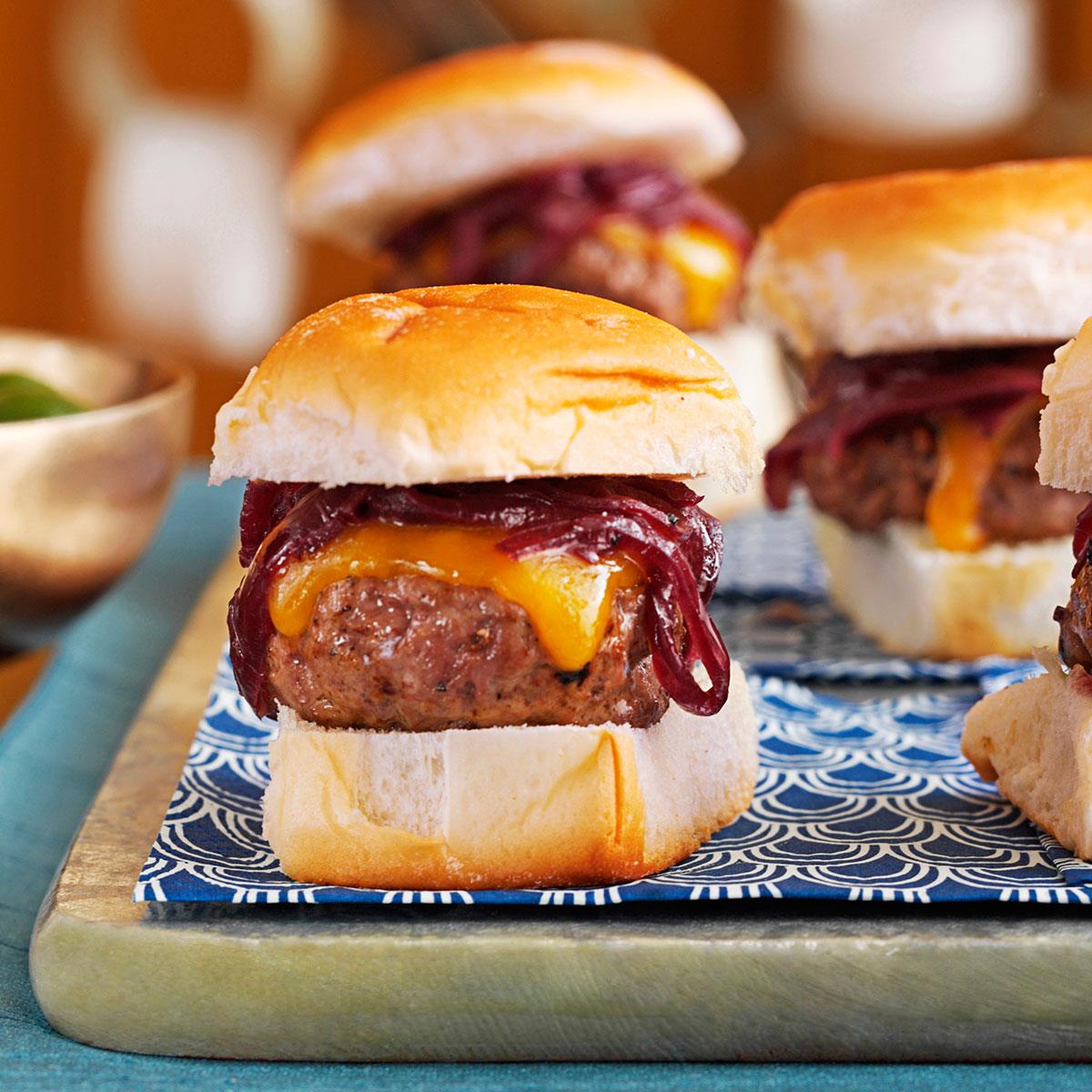 cheddar-onion-beef-sliders-recipe-taste-of-home