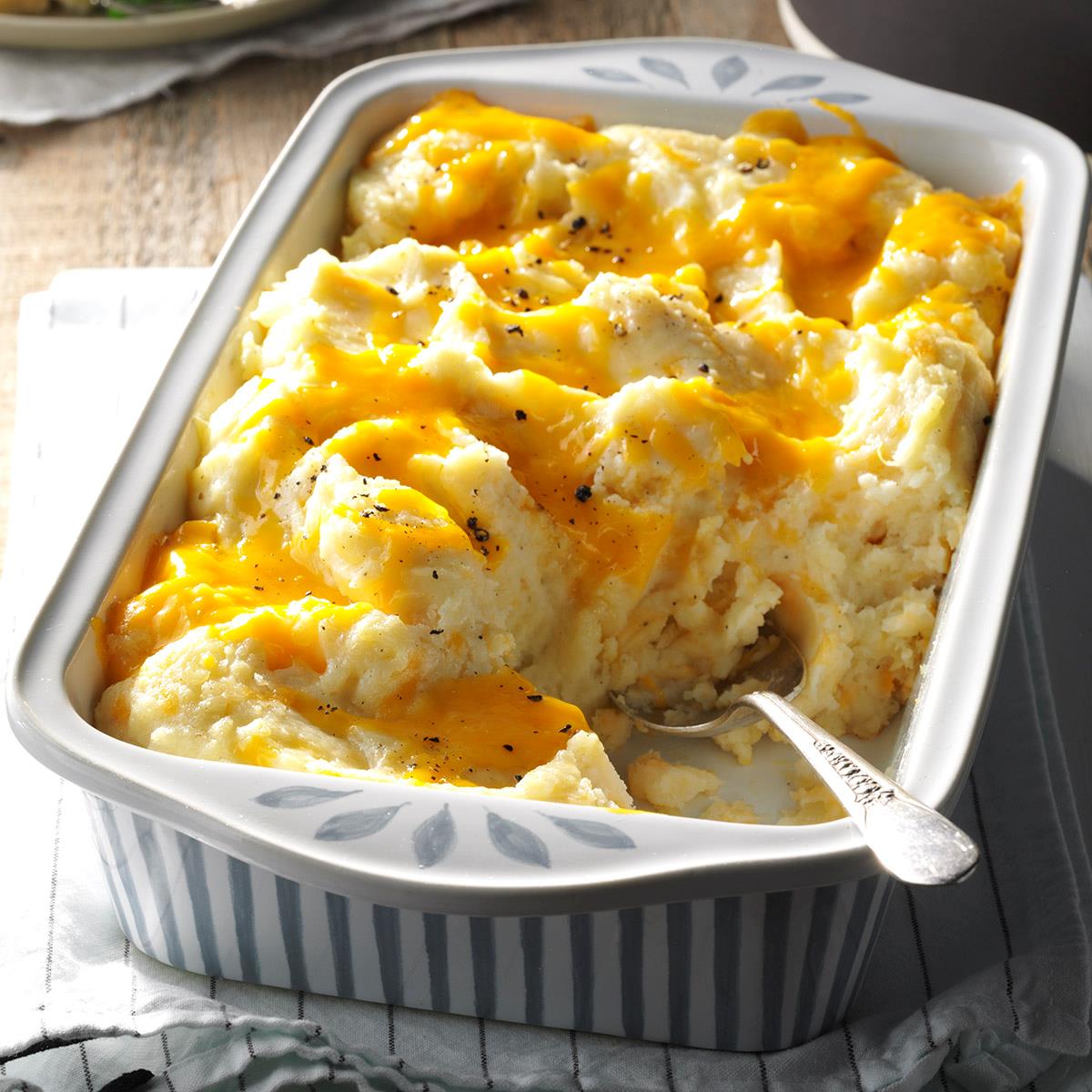 Cheesy Mashed Potatoes Recipe Taste Of Home 