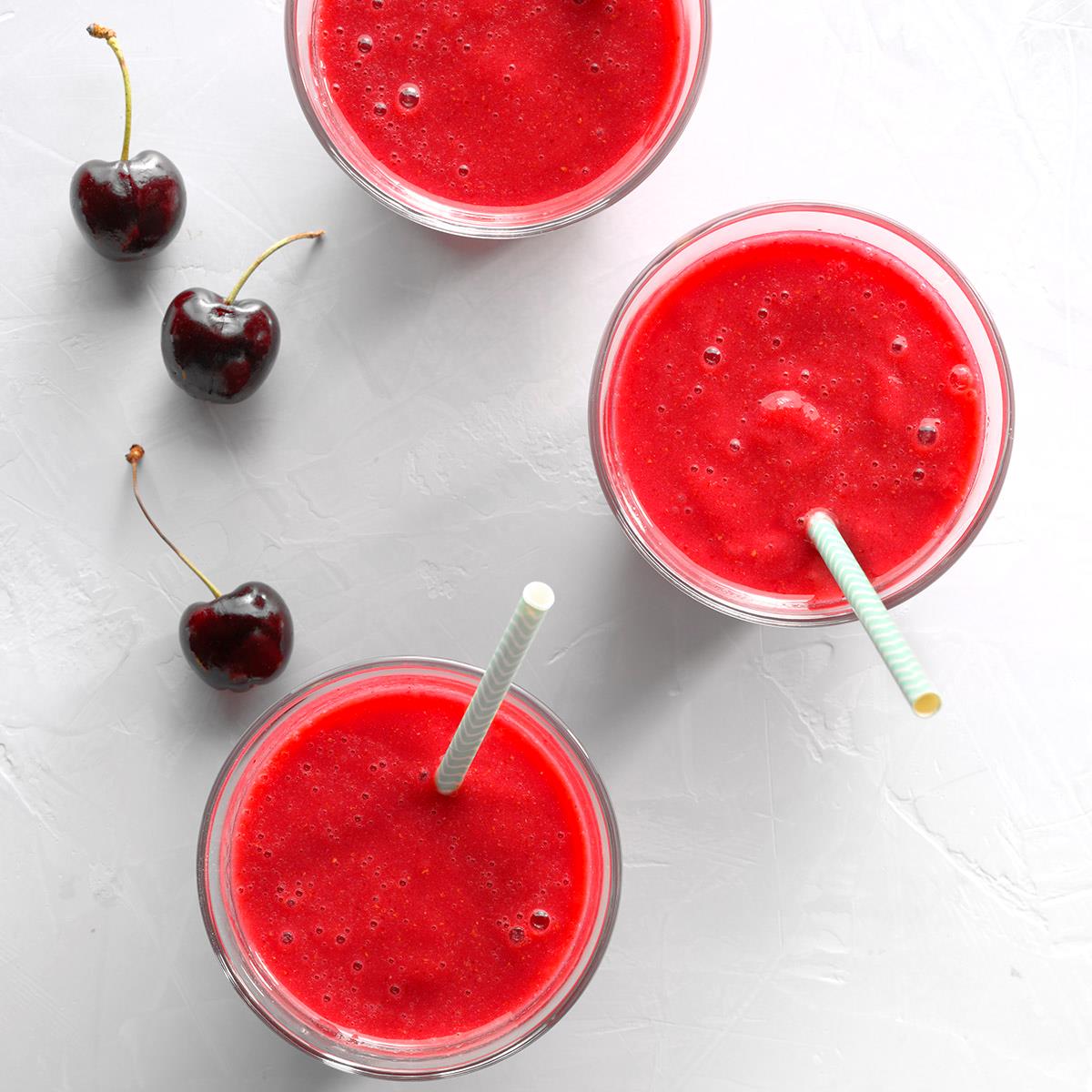 Cherry Fruit Smoothies Recipe Taste of Home