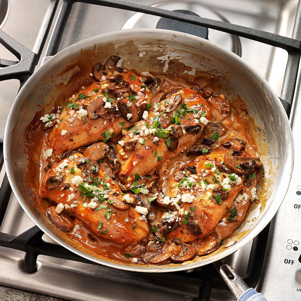 Chicken Marsala with Gorgonzola Recipe | Taste of Home