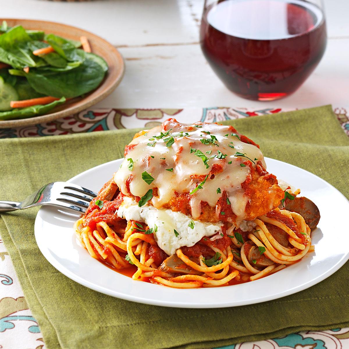 Chicken Spaghetti Casserole Recipe | Taste of Home