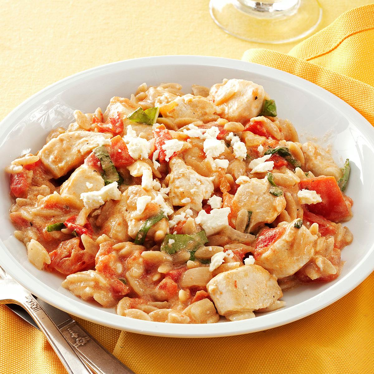 Chicken in TomatoBasil Cream Sauce Recipe Taste of Home