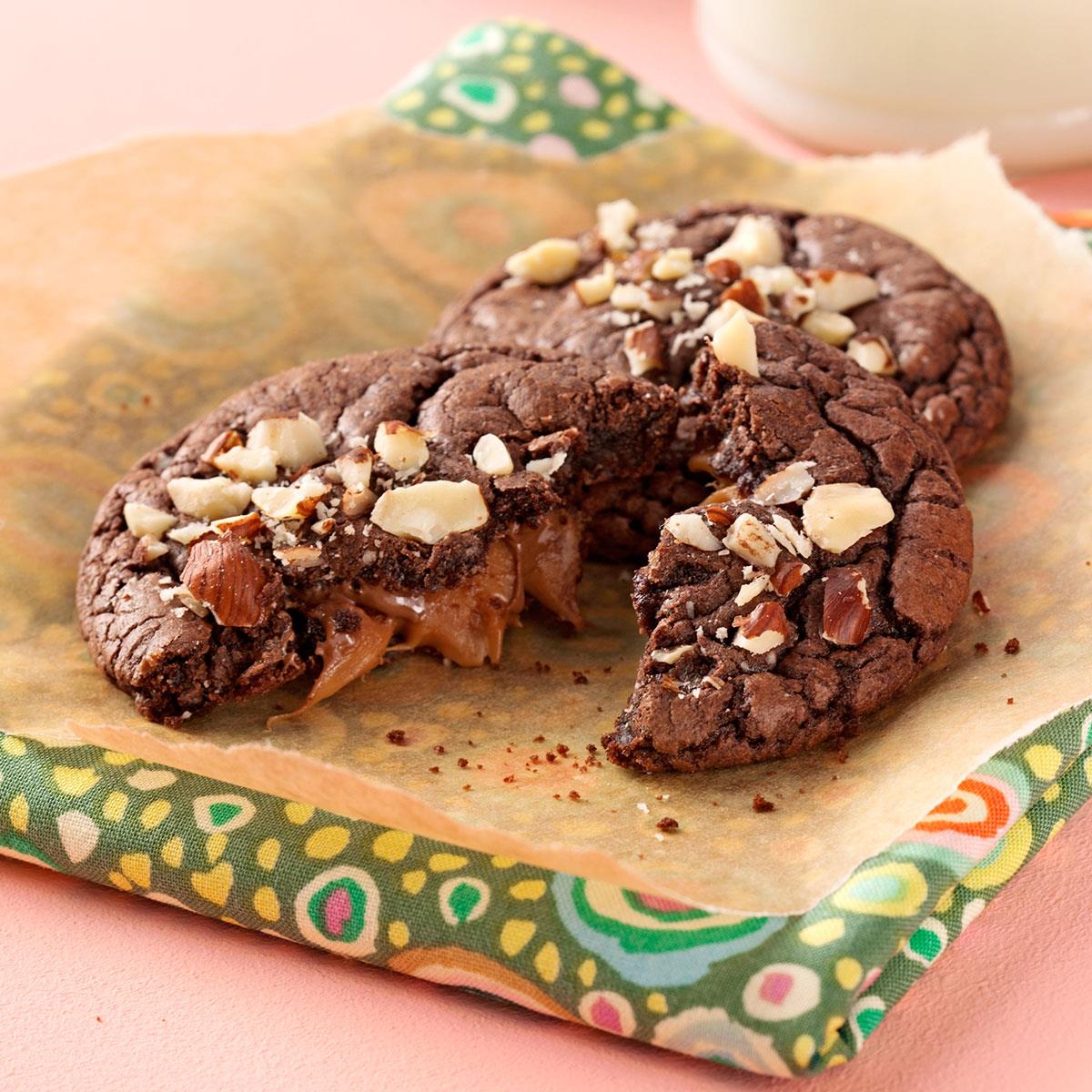 Chocolaty Caramel Cookies Recipe Taste of Home