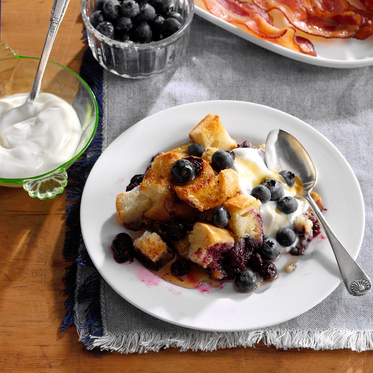 Cinnamon Blueberry French Toast Recipe Taste of Home
