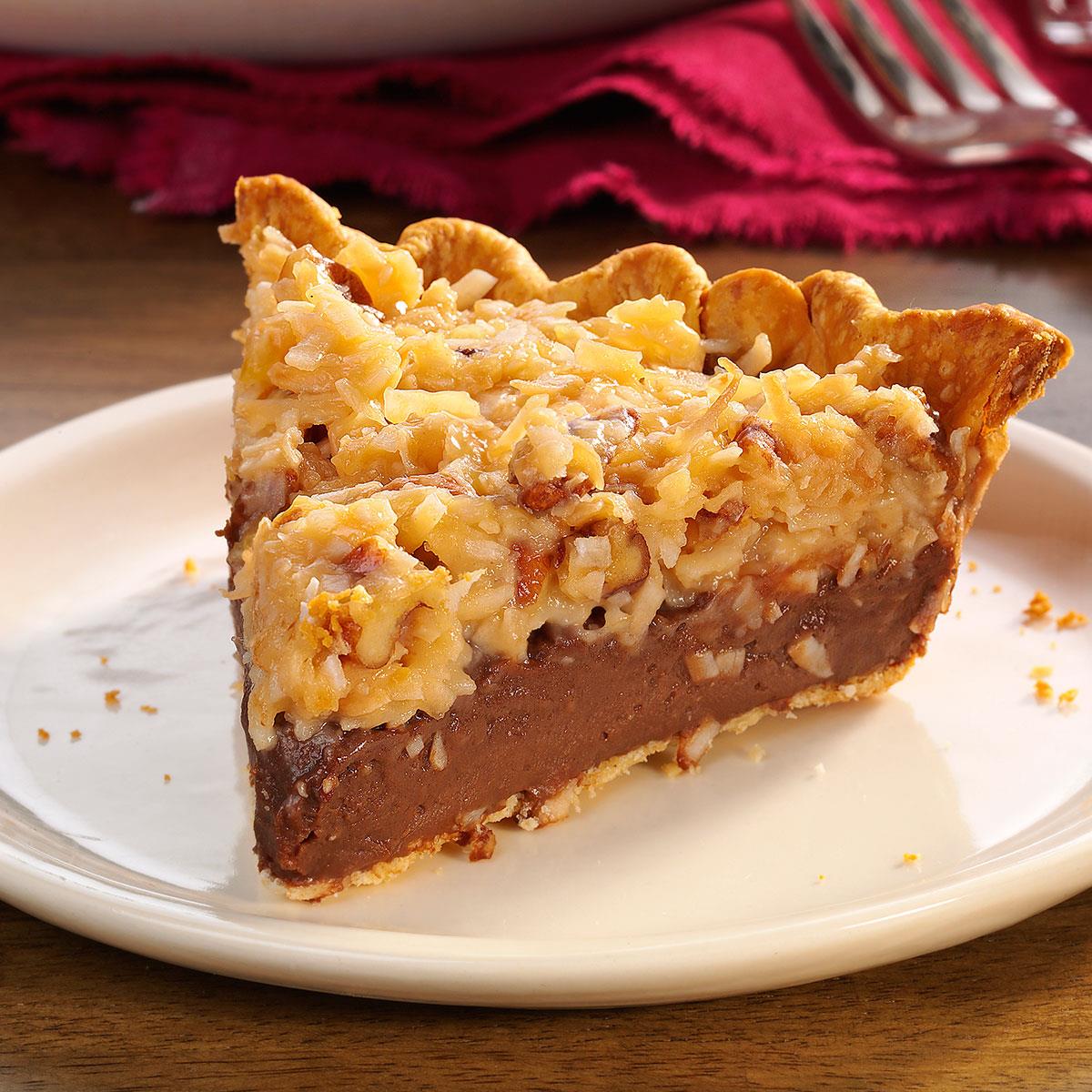 ContestWinning German Chocolate Pie Recipe Taste of Home