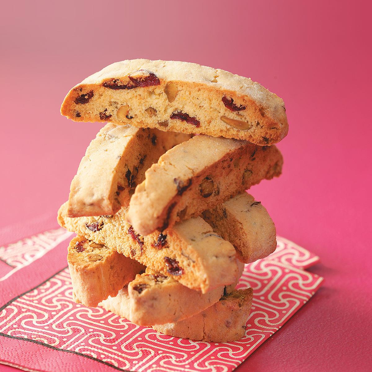 Cranberry & Pistachio Biscotti Recipe Taste of Home