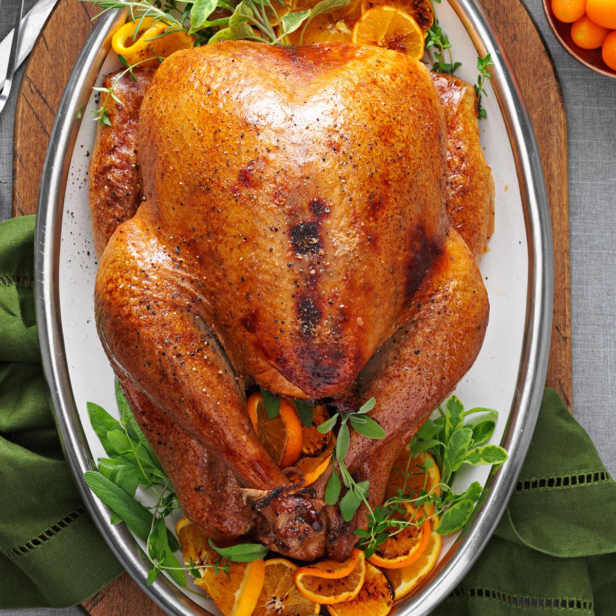 Cranberry Orange Roasted Turkey Recipe Taste Of Home