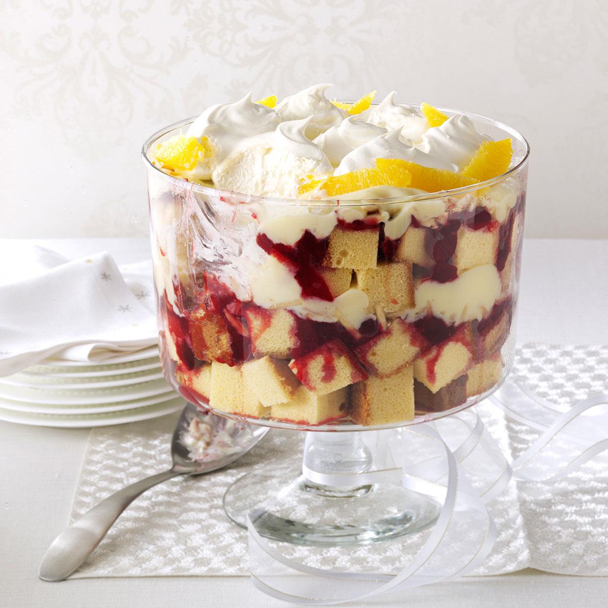 Cranberry-Orange Trifle Recipe | Taste of Home