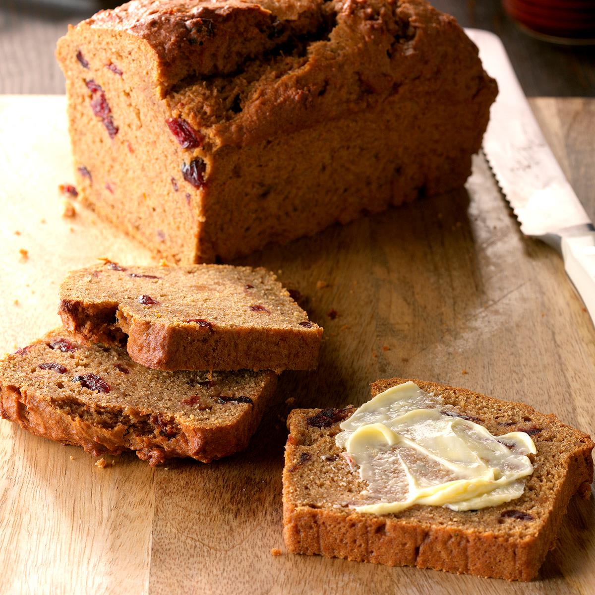 Cranberry Sweet Potato Bread Recipe Taste of Home