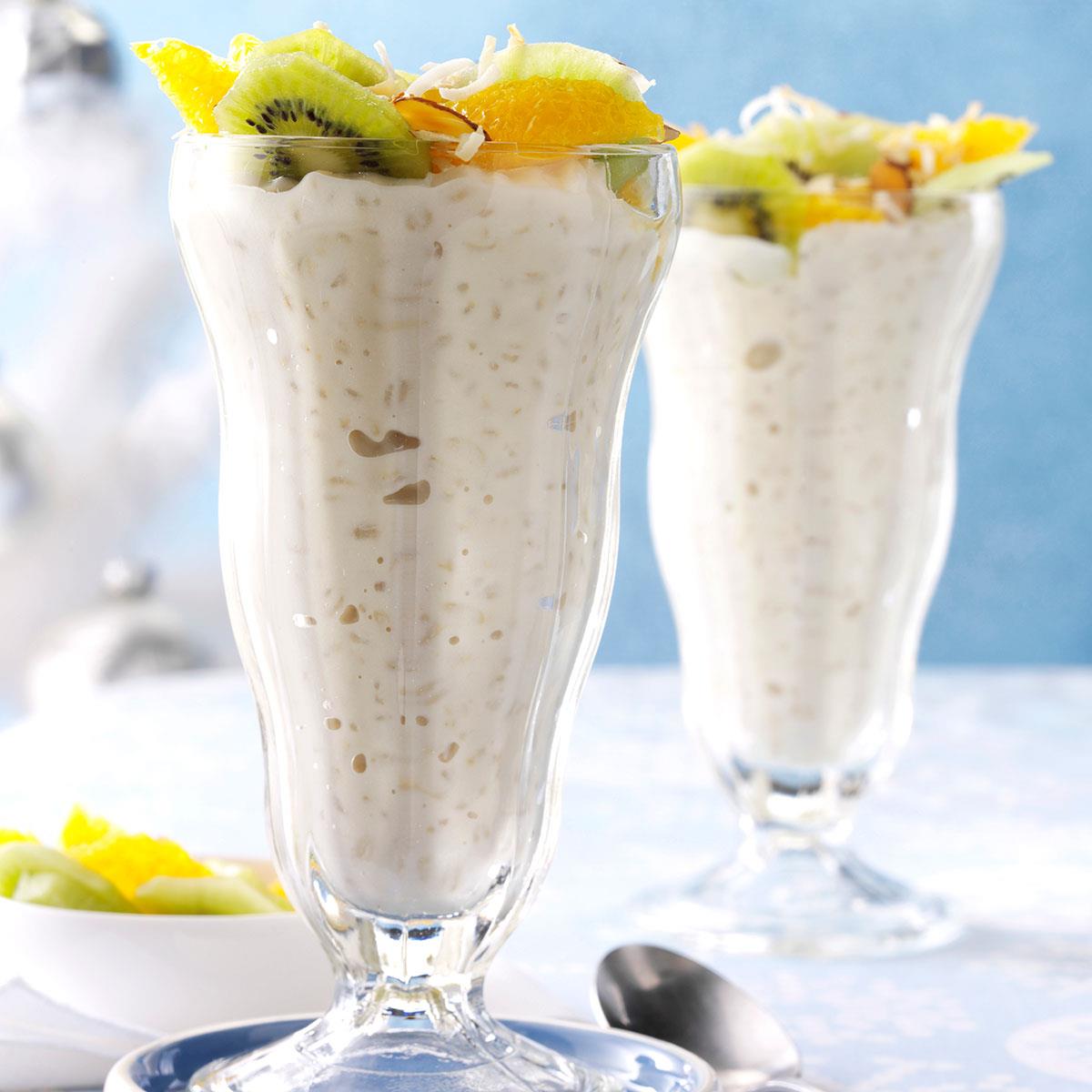 Creamy Coconut Rice Pudding Parfait Recipe Taste of Home