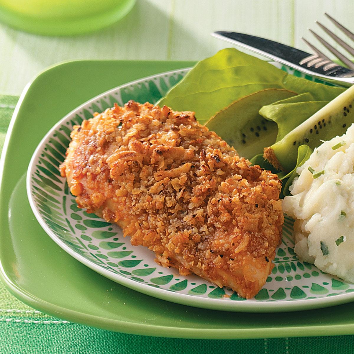 Crunchy Onion Barbecue Chicken Recipe Taste of Home