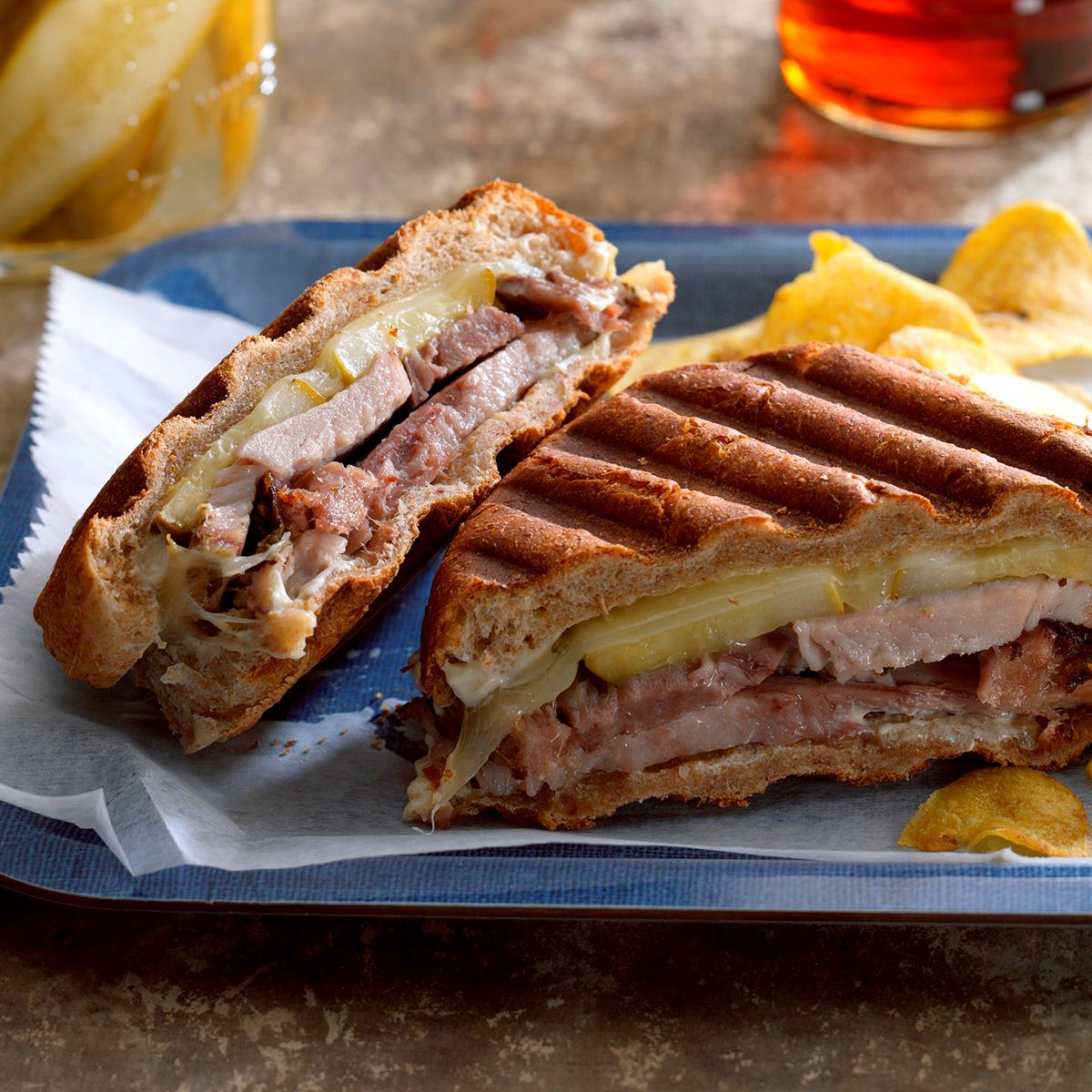 CubanStyle Pork Sandwiches Recipe Taste of Home