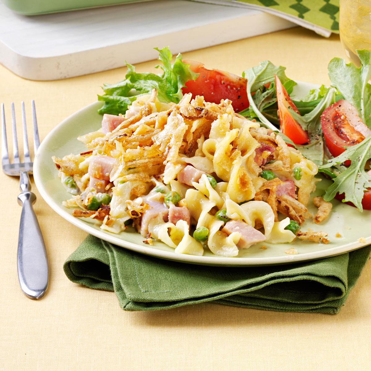 DoubleDuty Ham & Noodle Bake Recipe Taste of Home