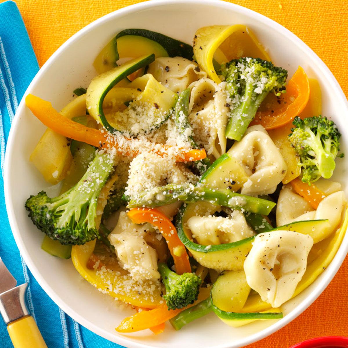 Cheese Tortellini Primavera Recipe Taste of Home