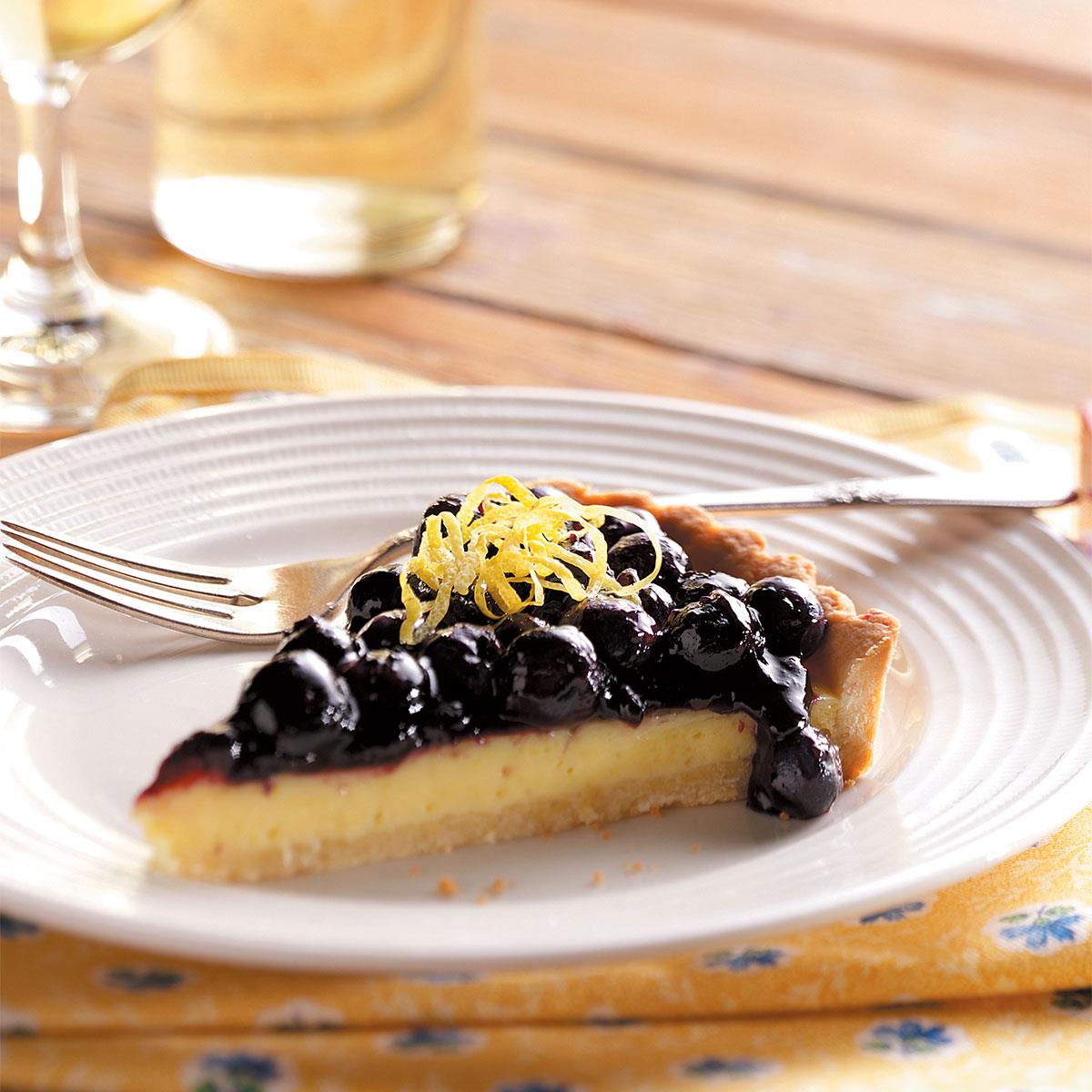 Lemon Blueberry Tart Recipe Taste of Home