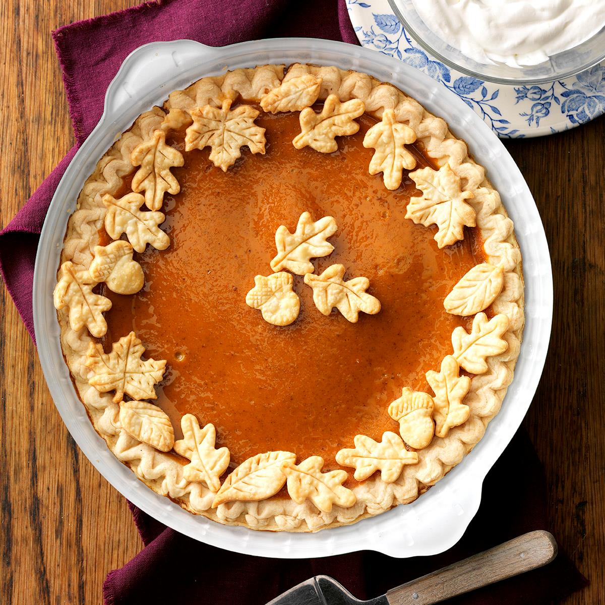 Easy Pumpkin Pie Recipe | Taste of Home