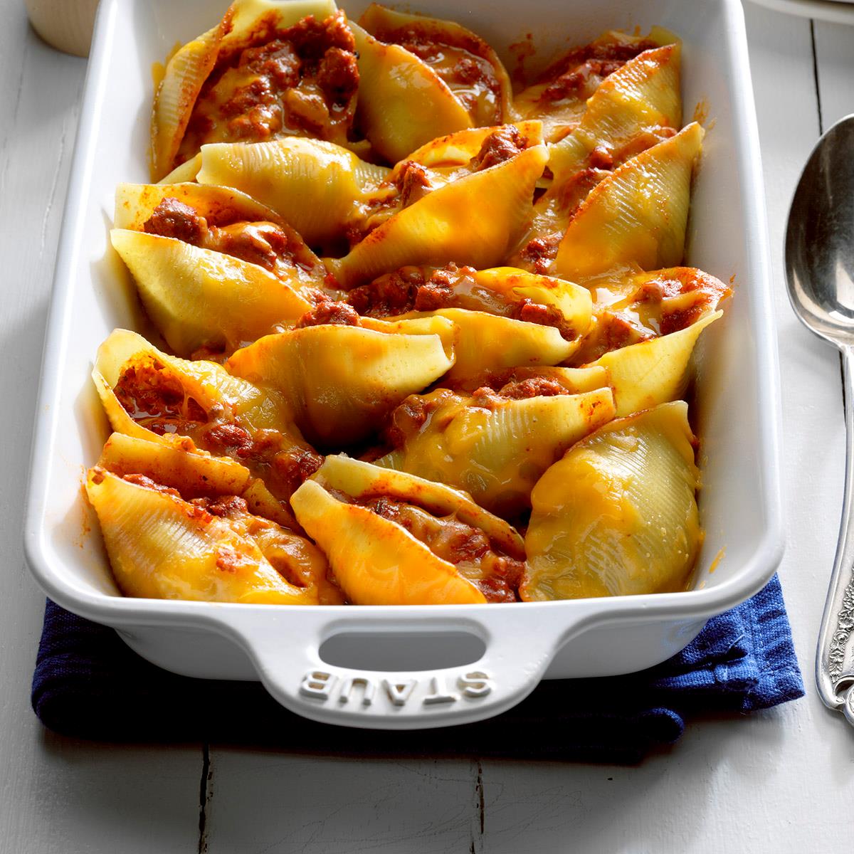 Enchilada Stuffed Shells Recipe Taste Of Home 9630