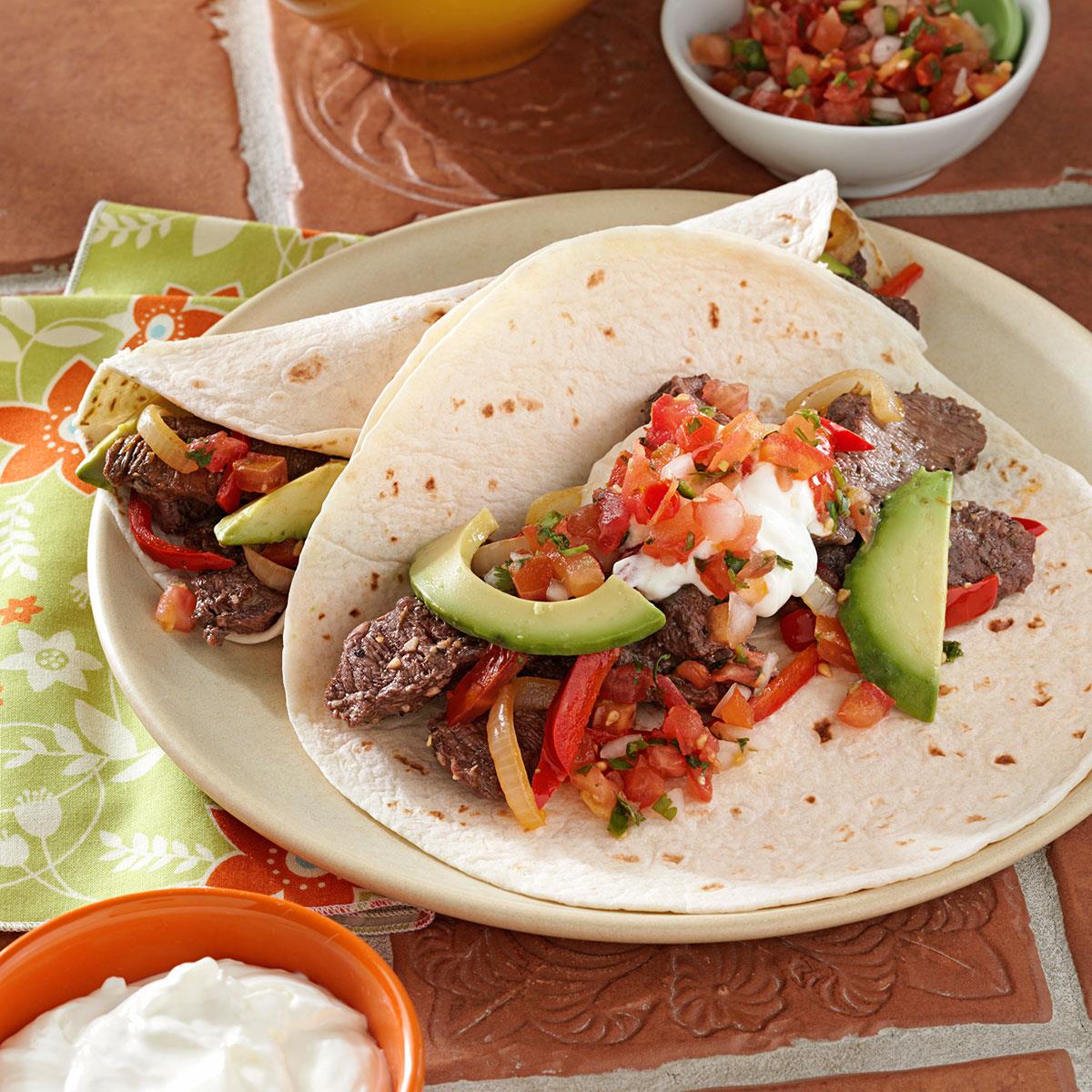 Fantastic Beef Fajitas Recipe Taste of Home
