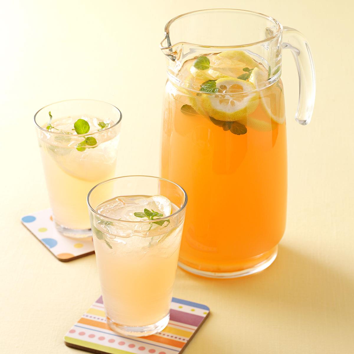 Fresh Peach Lemonade Recipe  Taste of Home