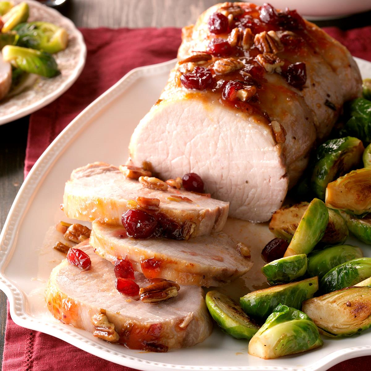 FruitPecan Pork Roast Recipe Taste of Home