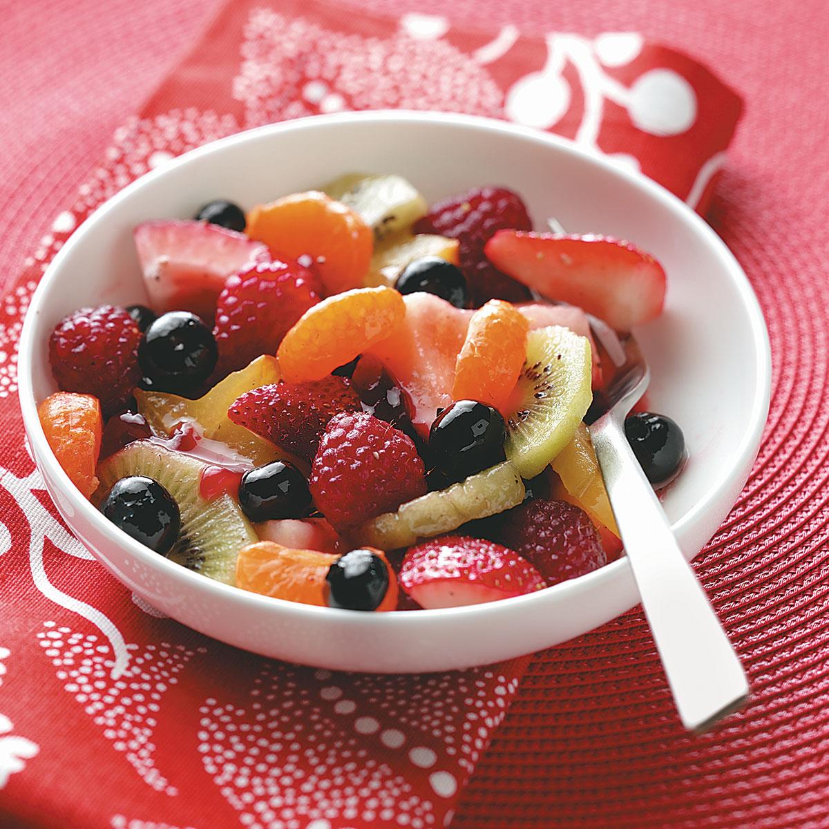 Fruit Salad with Raspberry Vinaigrette Recipe Taste of Home