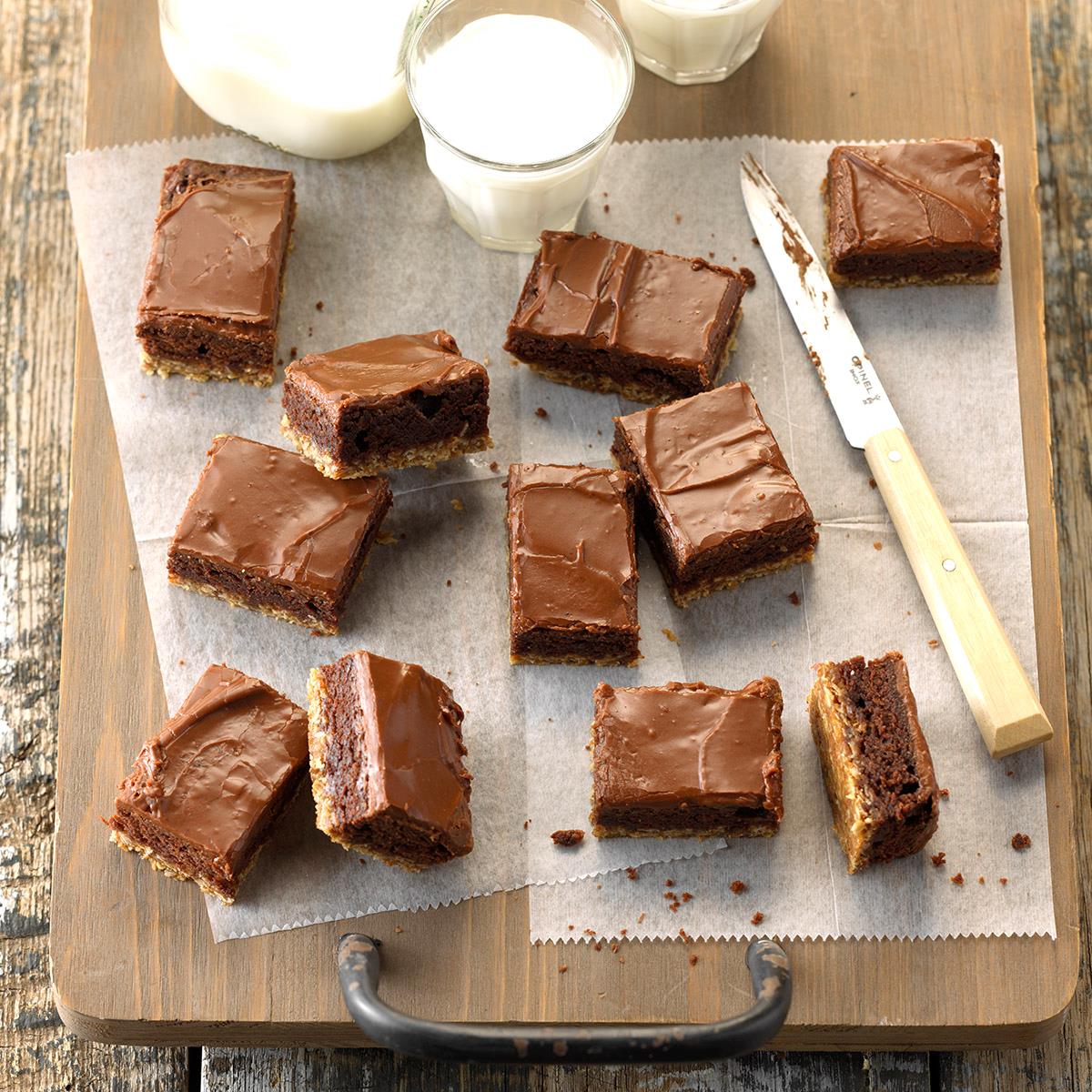 Fudgy Oat Brownies Recipe Taste of Home