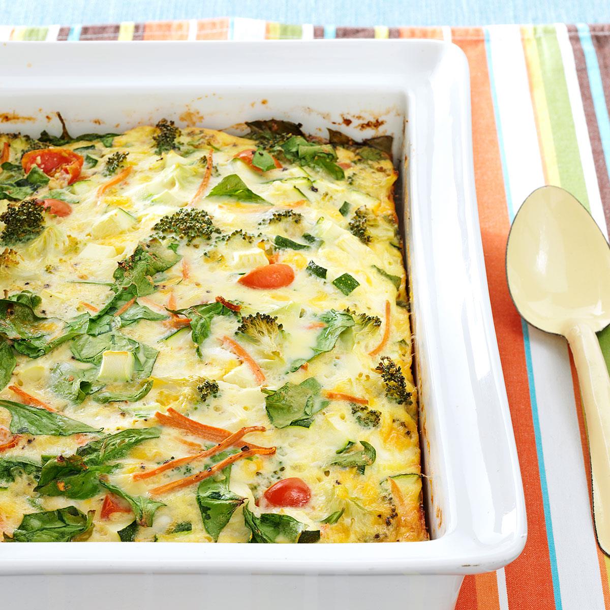 Garden Veggie Egg Bake Recipe Taste of Home