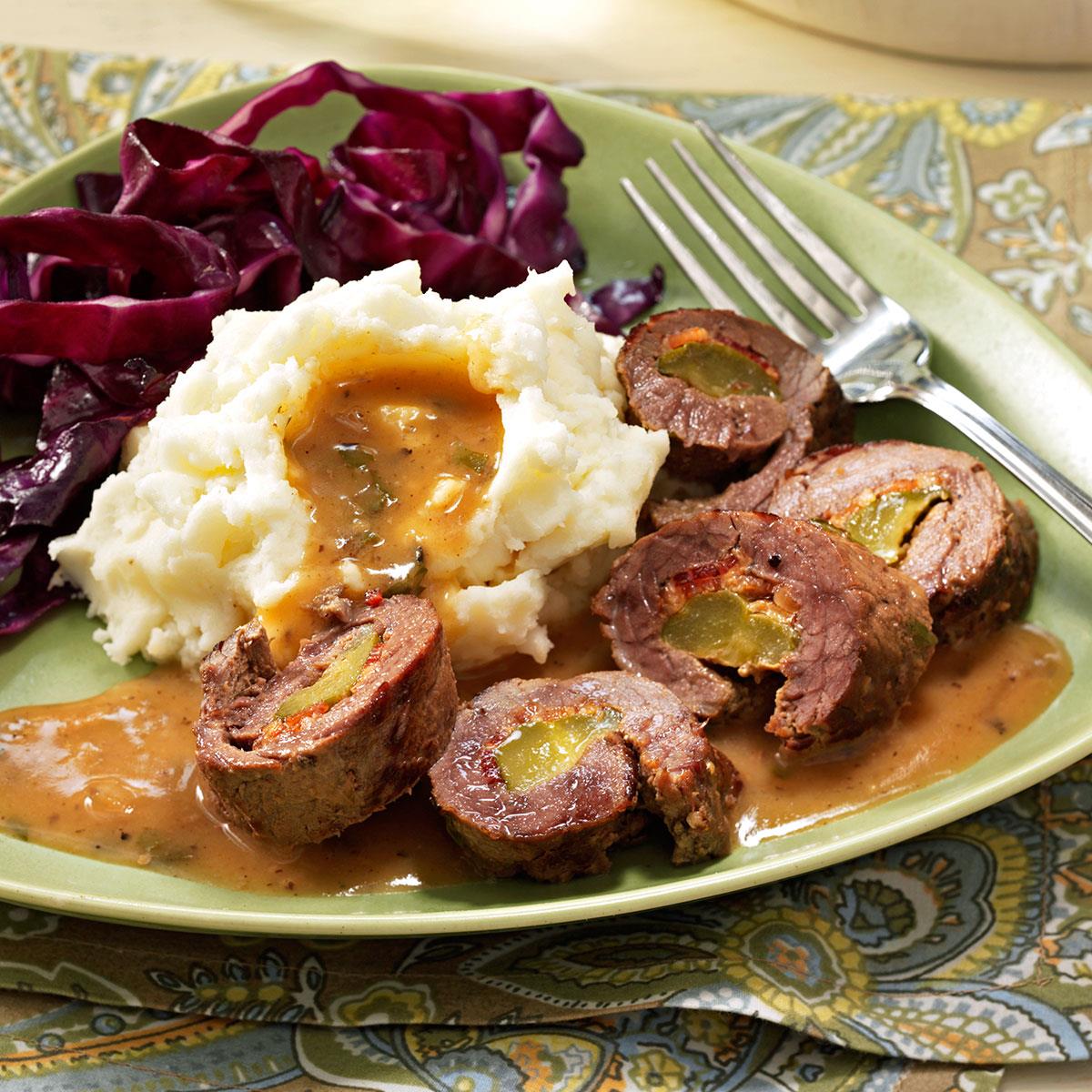 German Beef Rouladen Recipe Taste Of Home 