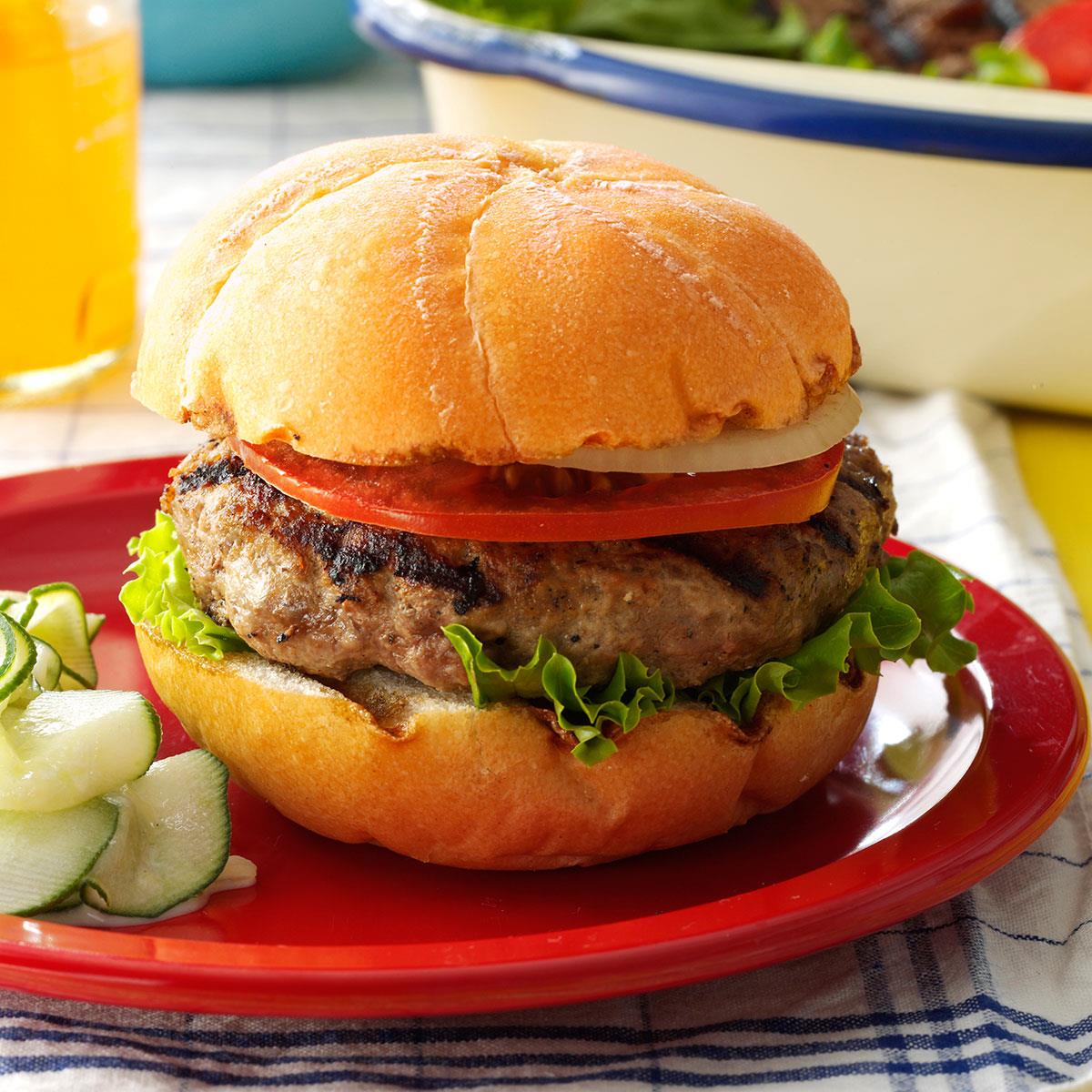 Good Ol' Burger Recipe | Taste of Home