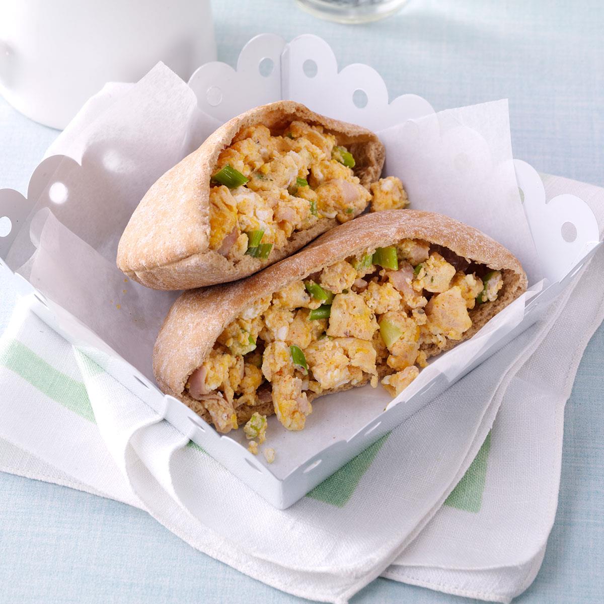 Ham & Egg Pita Pockets Recipe Taste of Home