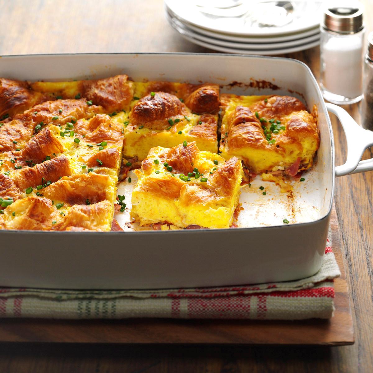 Ham & Swiss Egg Casserole Recipe Taste of Home