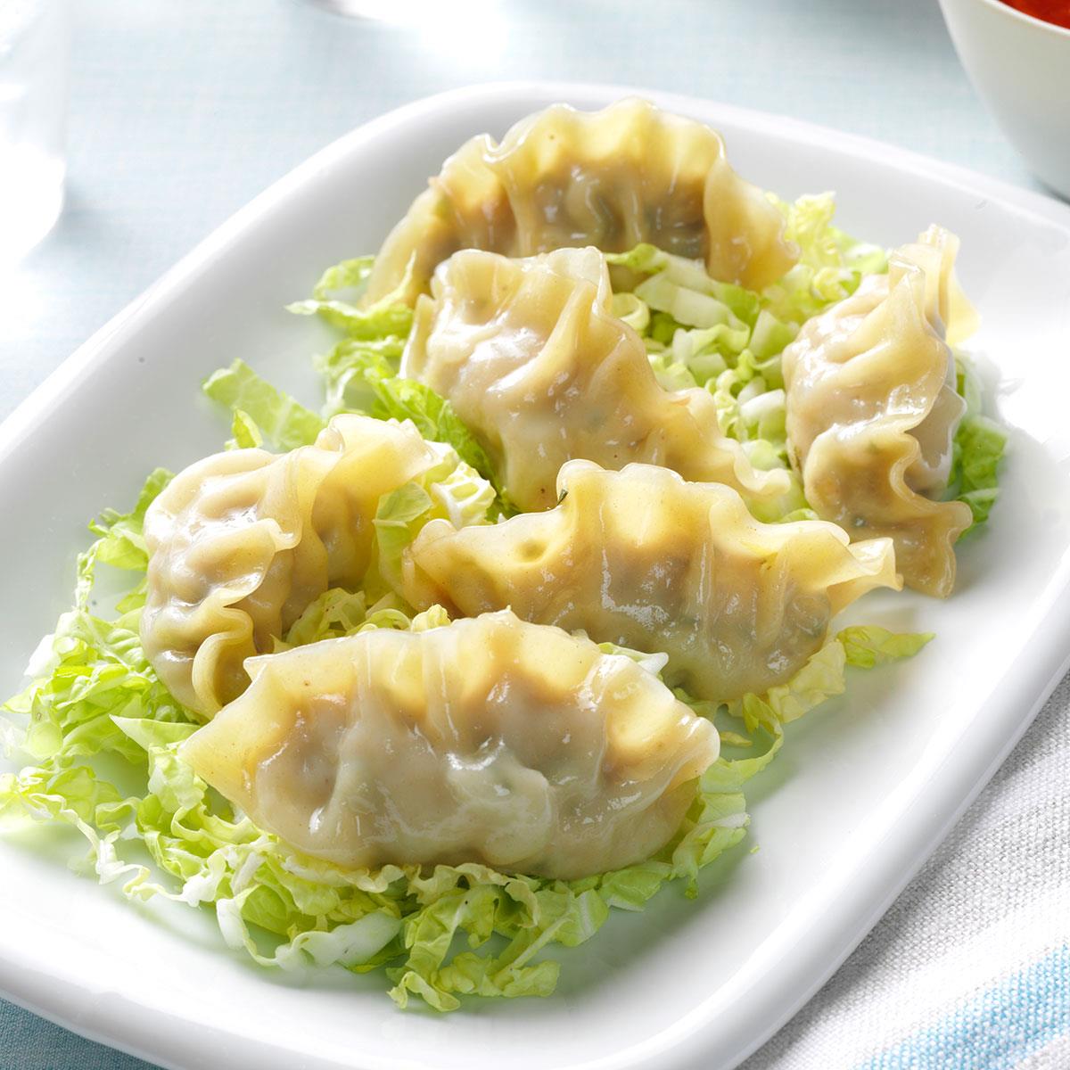Healthy Steamed Dumplings Recipe | Taste of Home